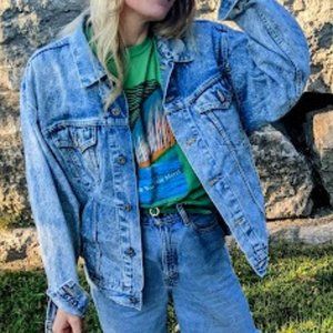 Acid Wash Denim Jacket